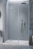 Radaway Nes Brushed Nickel DWSB drzwi wnękowe 130cm W2 lewe szczotkowany nikiel szkło przejrzyste 10044950-91-01L/10045350-01-01